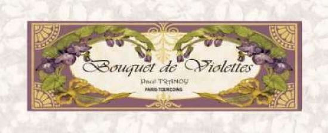 Posterazzi Bouquet de Violettes Canvas Art - Susan Berman (24 x 48)