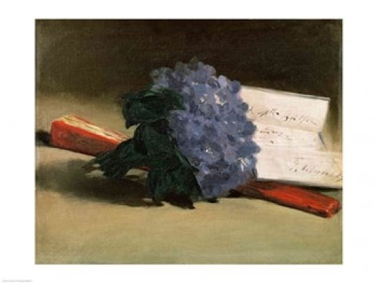 Posterazzi Bouquet of Violets 1872 Canvas Art - Edouard Manet (36 x 24)