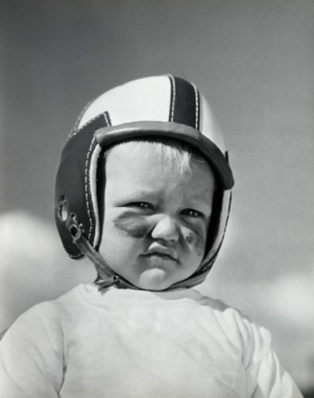 Posterazzi Boy wearing safety helmet Canvas Art - (24 x 36)