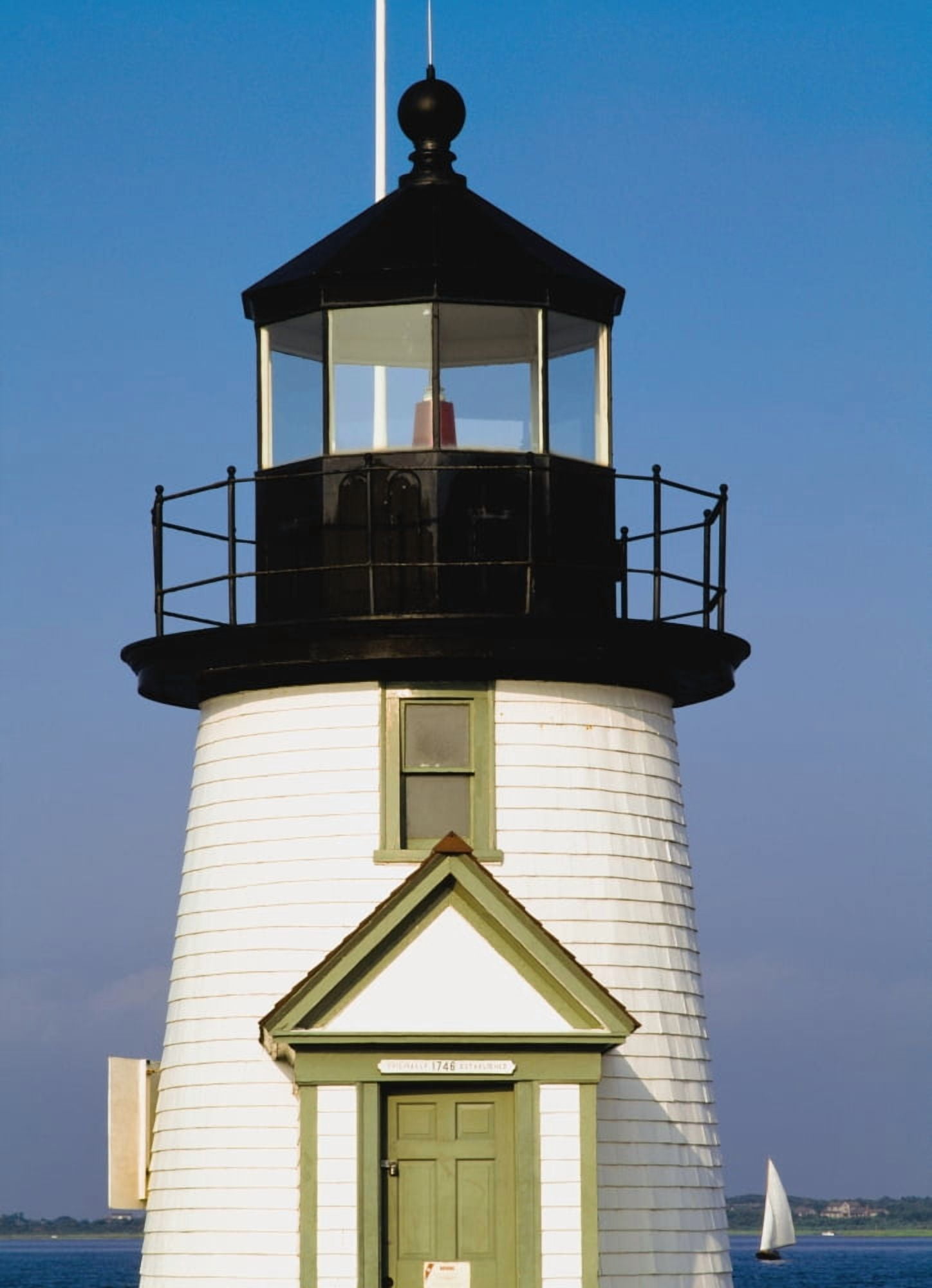 Posterazzi Brant Point Lighthouse Canvas Art - Ellen Rooney Design Pics (26 x 36)