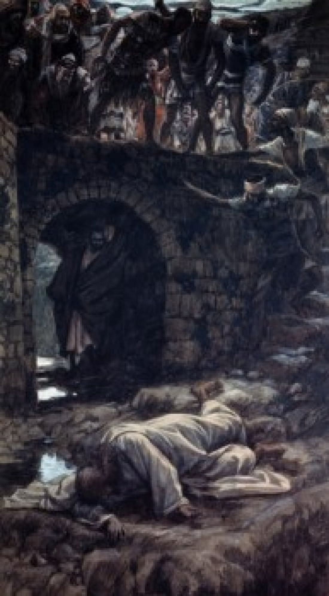 Posterazzi Bridge Over the Brook Kedron James Tissot (1836-1902 French) Canvas Art - James Tissot (24 x 36)