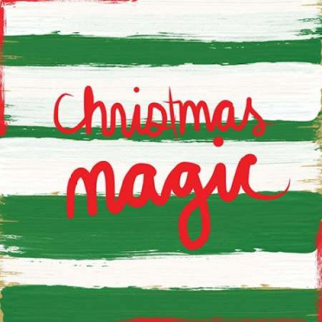 Posterazzi Bright Christmas Magic Canvas Art - Linda Woods (24 x 24)