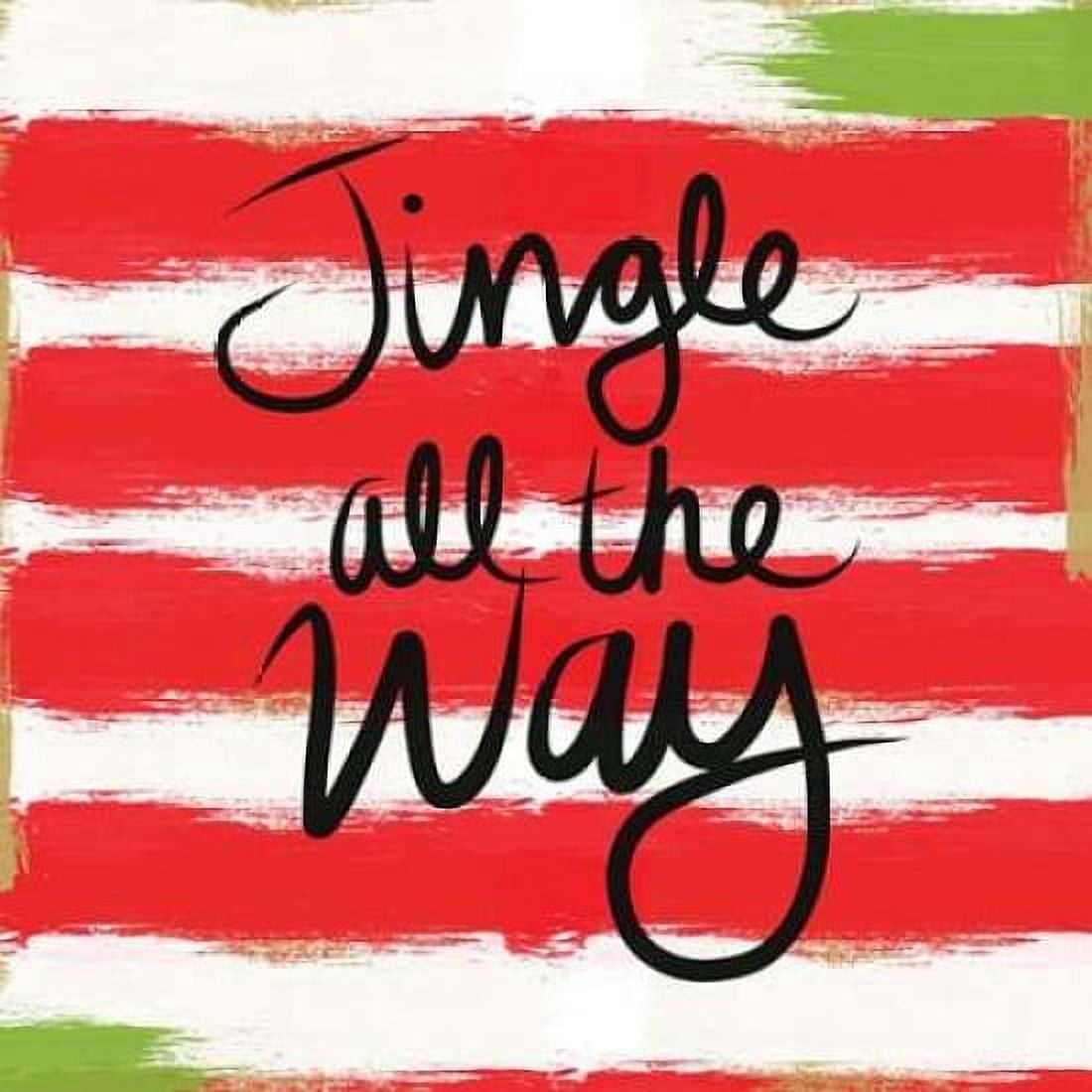 Posterazzi Bright Jingle All the Way Canvas Art - Linda Woods (24 x 24)