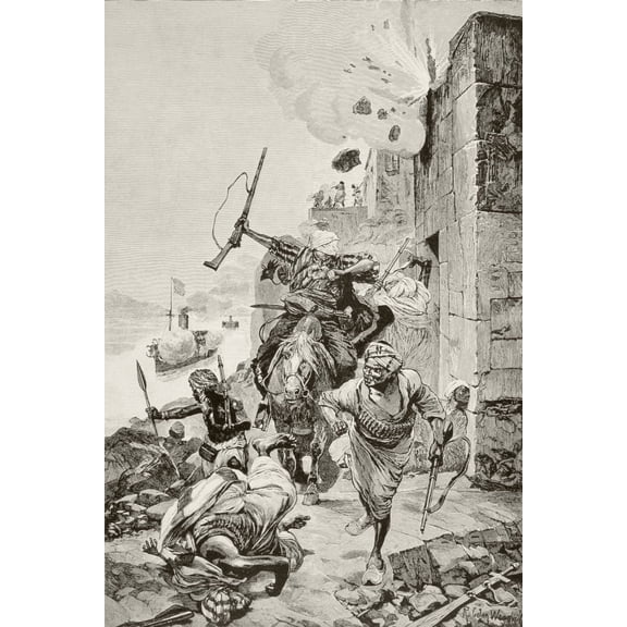 Posterazzi British Gunboats Arrive At Khartoum, Sudan, On January 28, 1885, Two Days After The Death of General Gordon From Afrika, Dets Opdagelse, Erobring Og Kolonisation