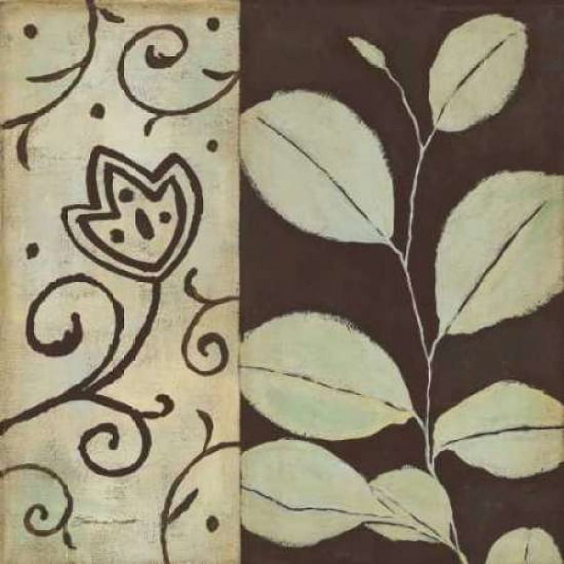 Posterazzi Brown Leaf I Canvas Art - Stephanie Marrott (24 x 24)