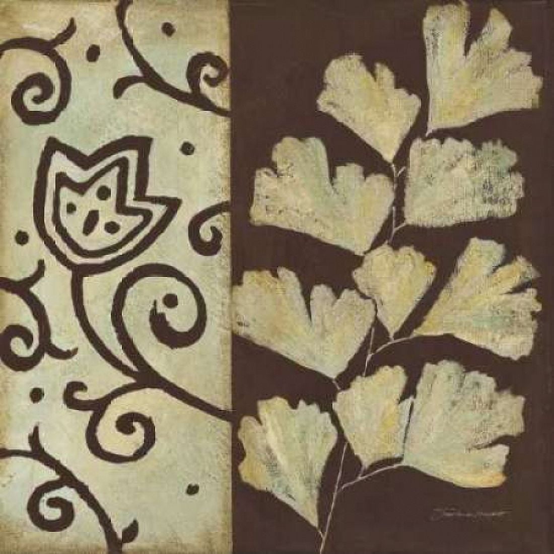 Posterazzi Brown Leaf III Canvas Art - Stephanie Marrott (24 x 24)