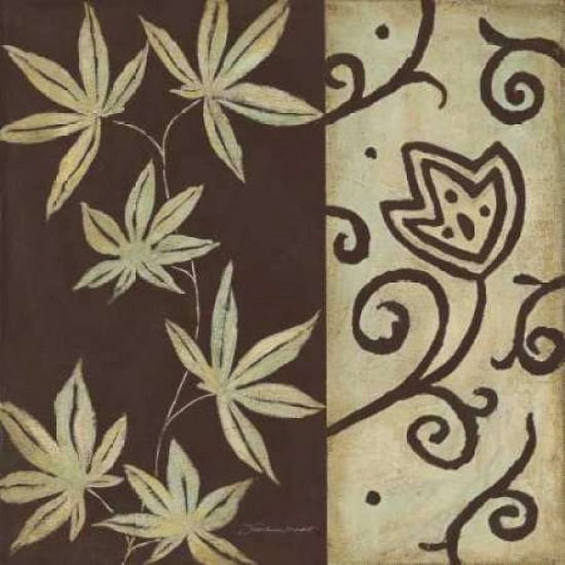 Posterazzi Brown Leaf IIII Canvas Art - Stephanie Marrott (24 x 24)
