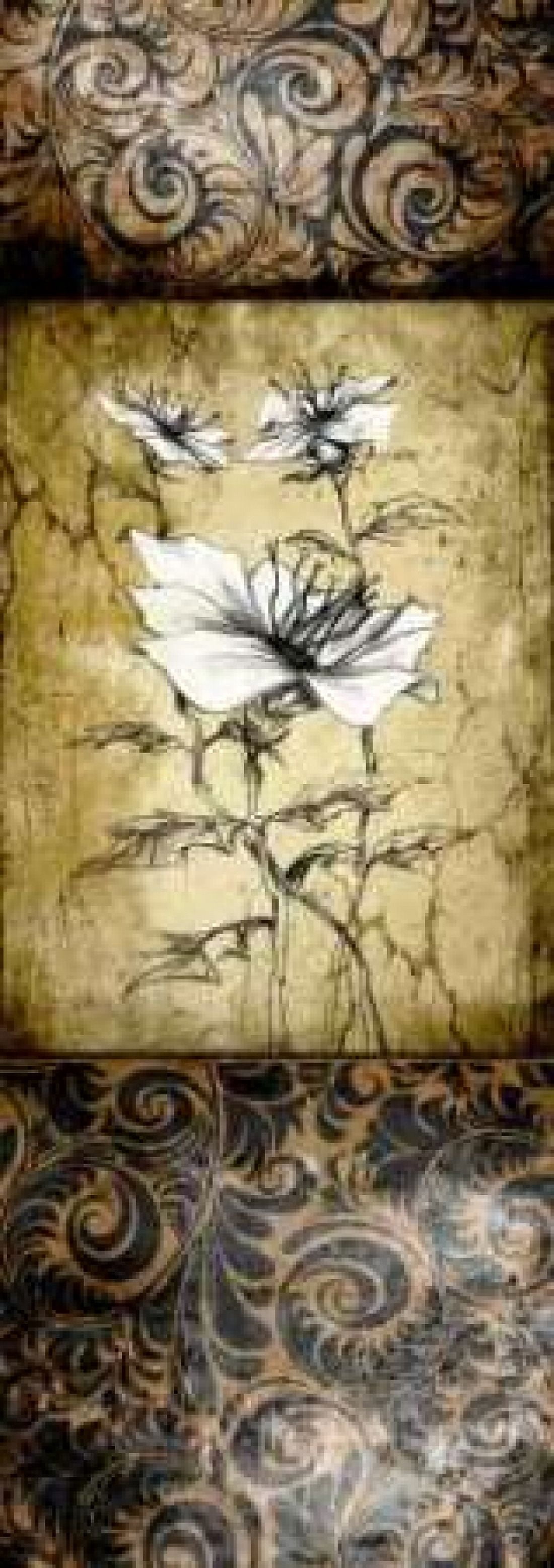 Posterazzi Brown Vintage II B Canvas Art - Susan P Willow (24 x 48)