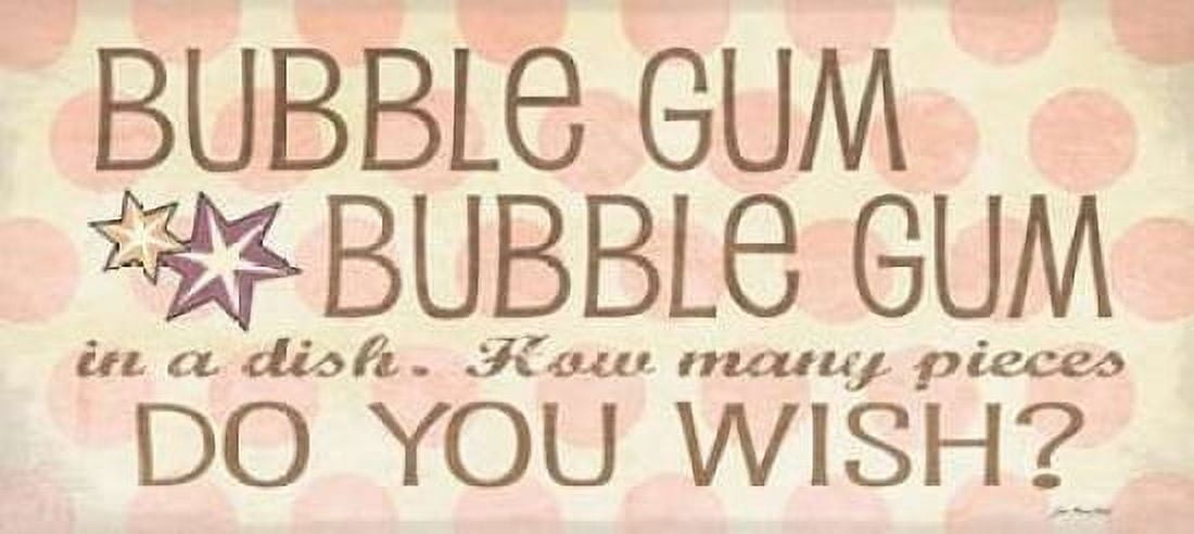 Posterazzi Bubble Gum Canvas Art - Jo Moulton (10 x 20)