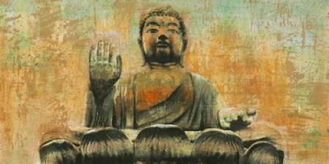 Posterazzi Buddha the Enlightened Canvas Art - Dario Moschetta (24 x 48)