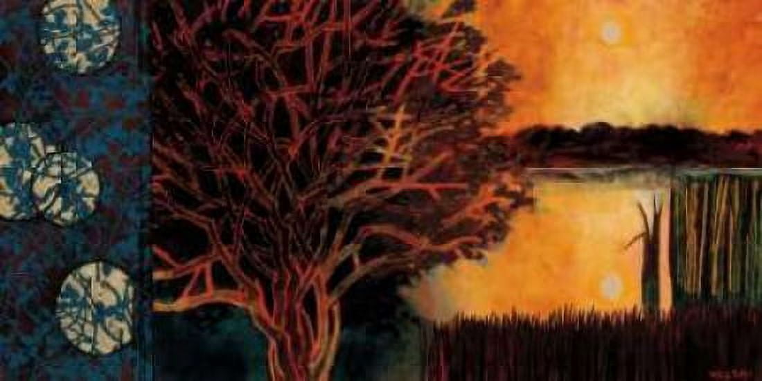 Posterazzi Burning Heart Canvas Art - Valerie Willson (24 x 48)