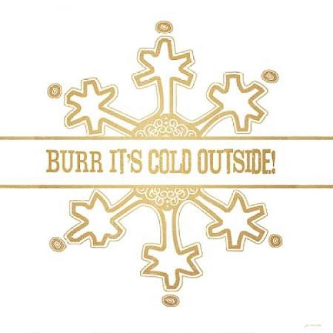 Posterazzi Burrr Its Cold Outside Canvas Art - Jo Moulton (24 x 24)