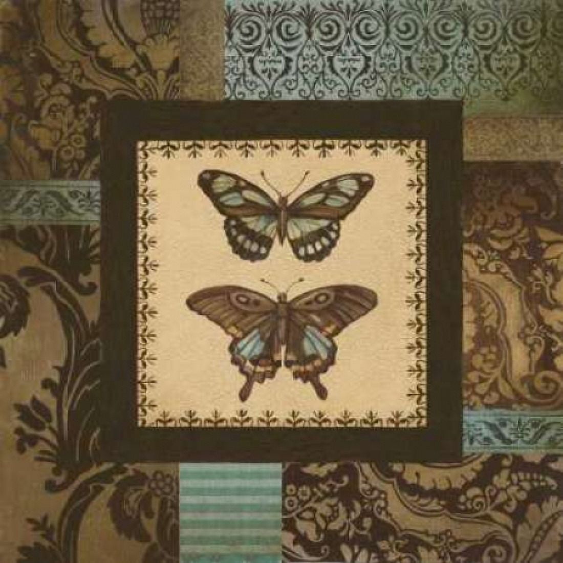 Posterazzi Butterfly Garden I Canvas Art - Kimberly Poloson (24 x 24)