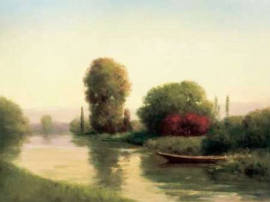 Posterazzi By the Riverside Canvas Art - Udell (18 x 24)