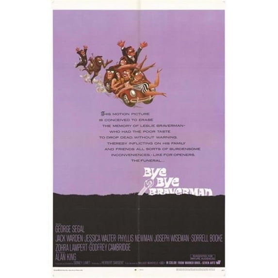 Posterazzi Bye Bye Braverman Movie Poster - 11 x 17 in.