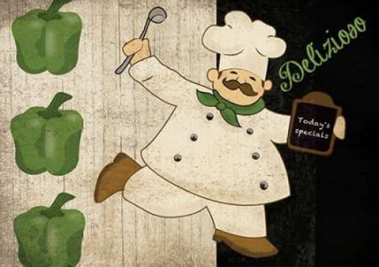 Posterazzi CHEF DELIZIOSO Canvas Art - Piper Ballantyne (20 x 28)
