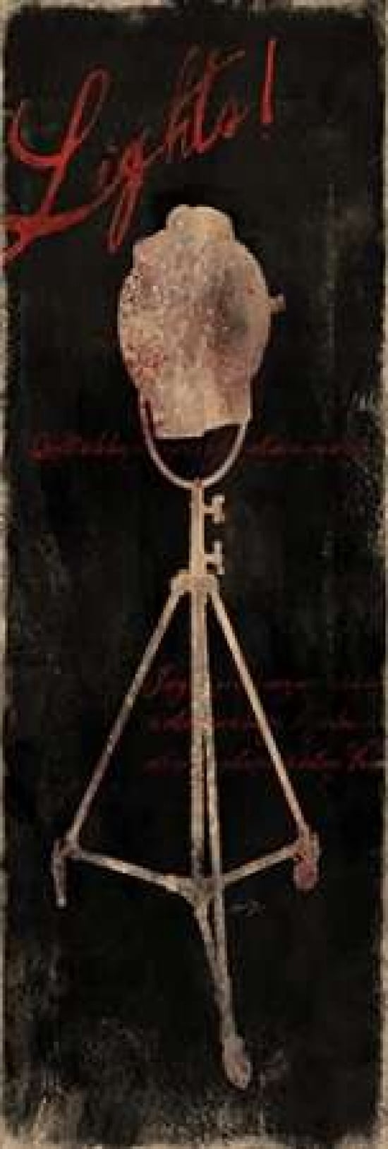 Posterazzi CINEMATOGRAPHERS DREAM III - RED Canvas Art - Eric Yang (12 x 36)
