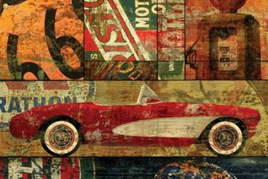 Posterazzi CRUISIN ON 66 I Canvas Art - Eric Yang (12 x 18)
