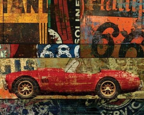 Posterazzi CRUISIN ON 66 II Canvas Art - Eric Yang (24 x 30)