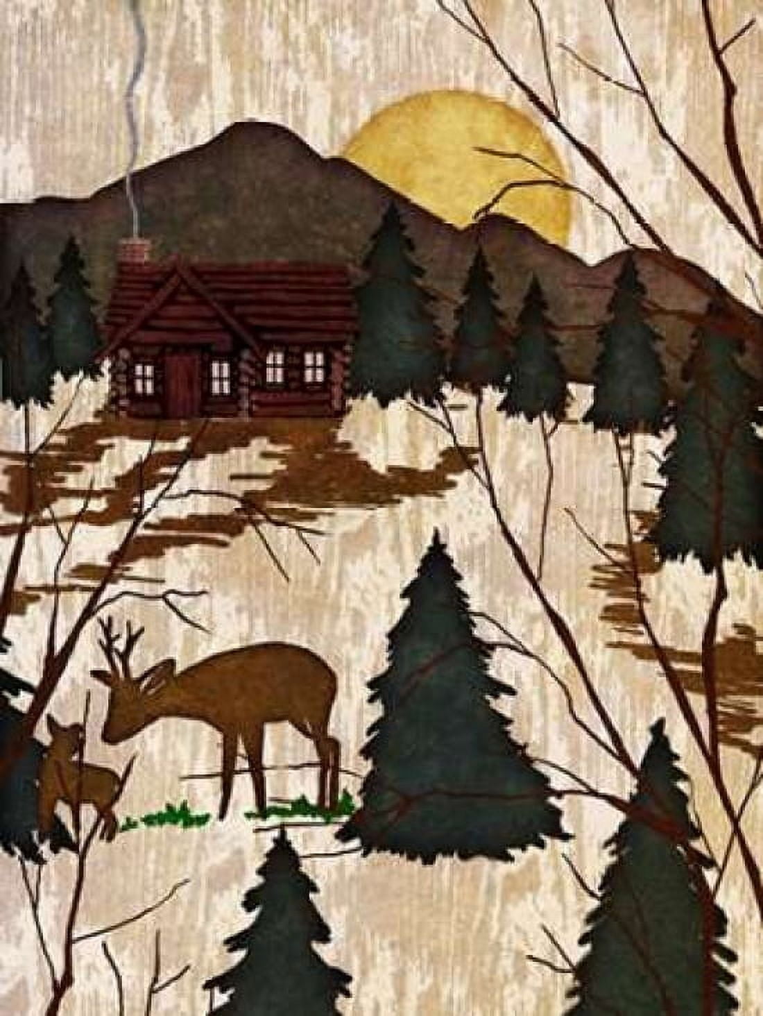 Posterazzi Cabin in the Woods II Canvas Art - Nicholas Biscardi (18 x 24)