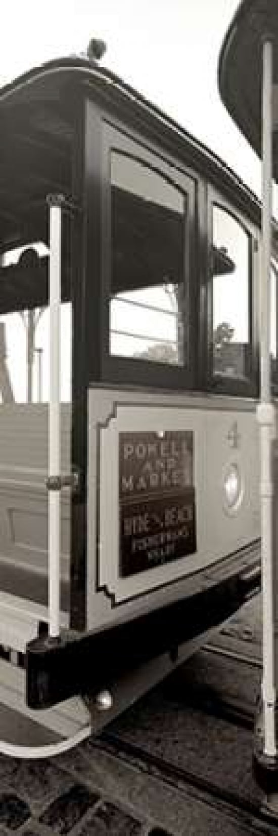 Posterazzi Cable Car Pano - 1 Canvas Art - Alan Blaustein (12 x 36)