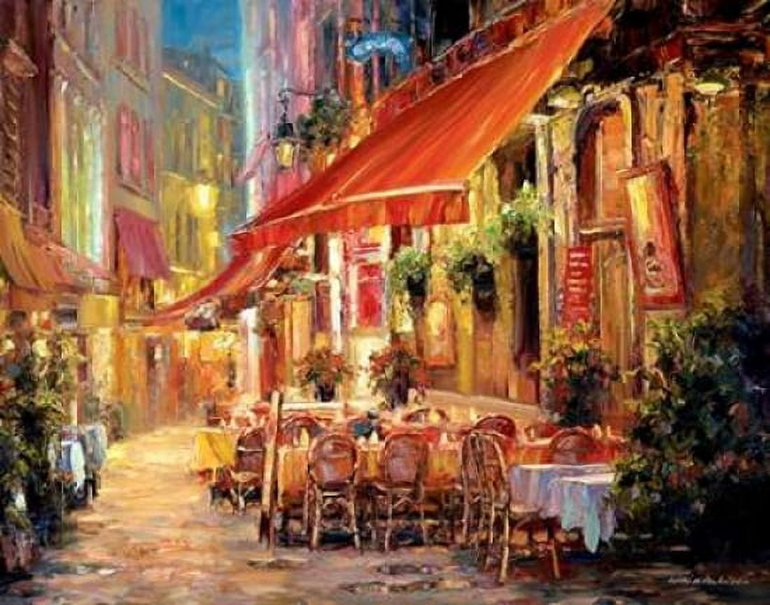 Posterazzi Caf√© in Light Canvas Art - Haixia Liu (22 x 28)