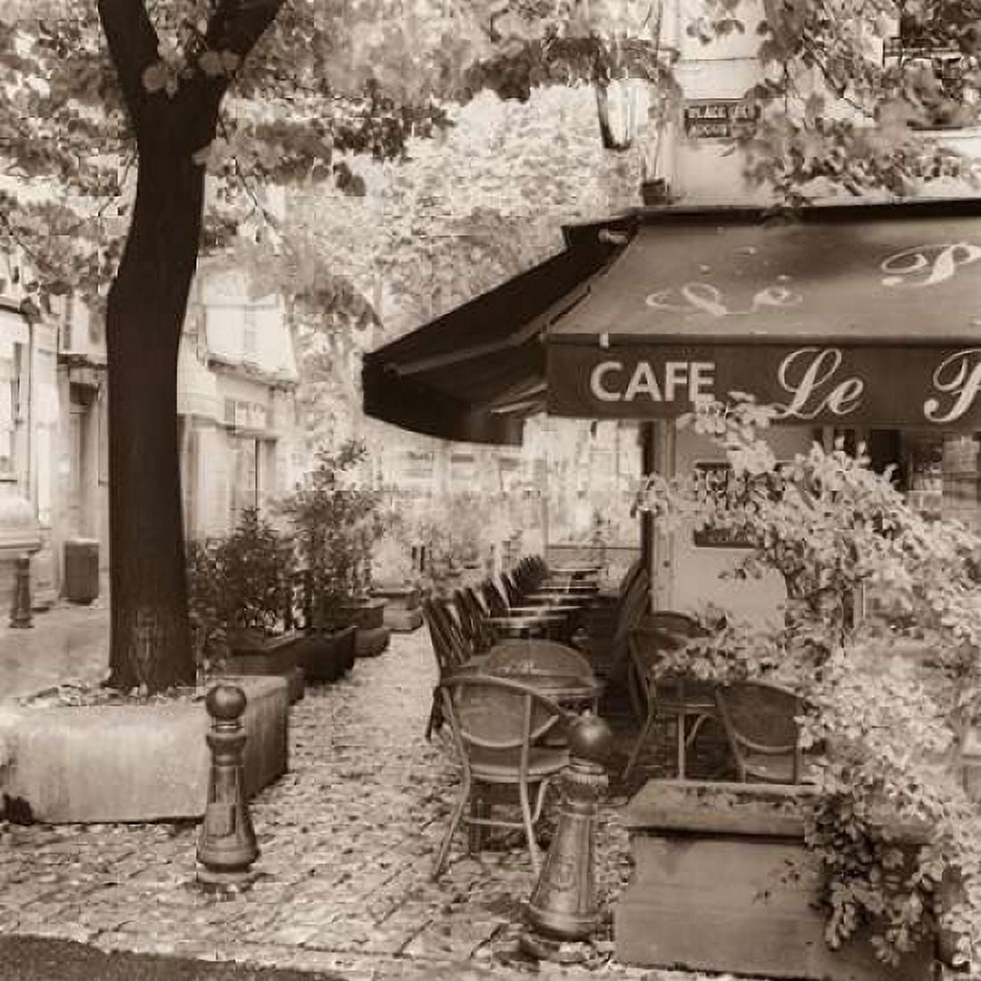 Posterazzi Cafe Aix-en-Provence Canvas Art - Alan Blaustein (24 x 24)