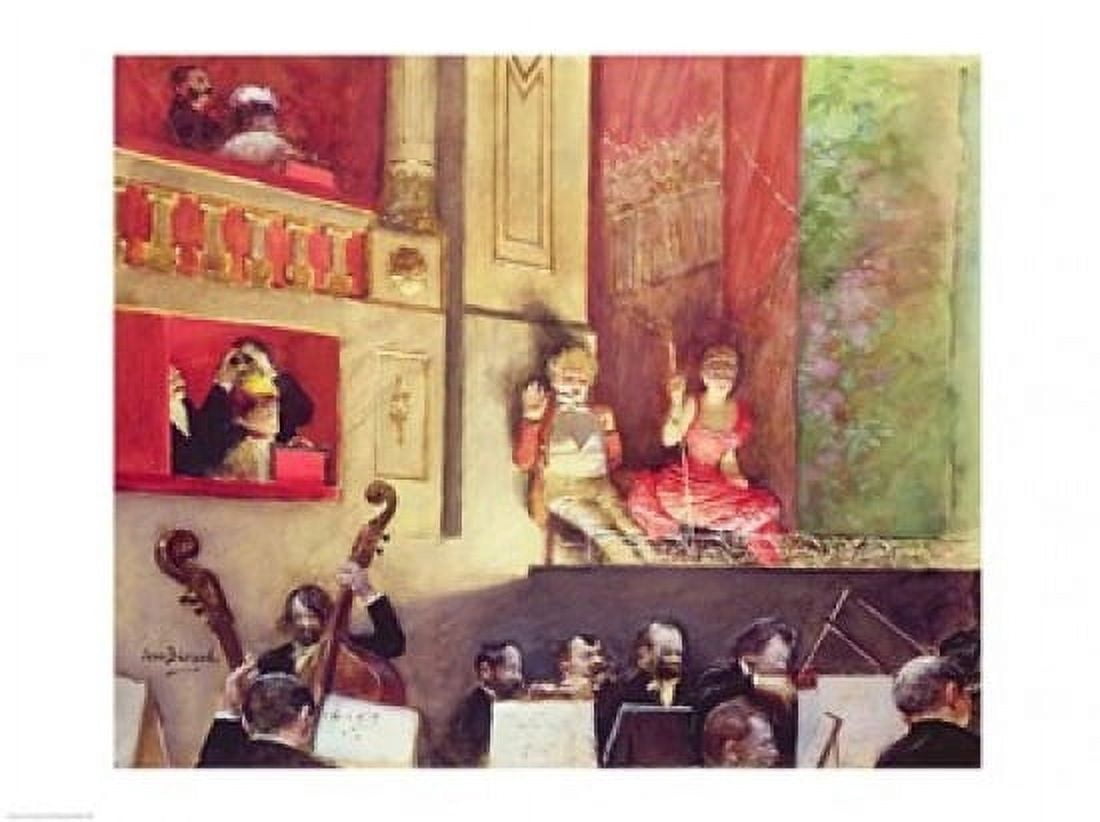Posterazzi Cafe Concert Canvas Art - Jean Beraud (36 x 24)