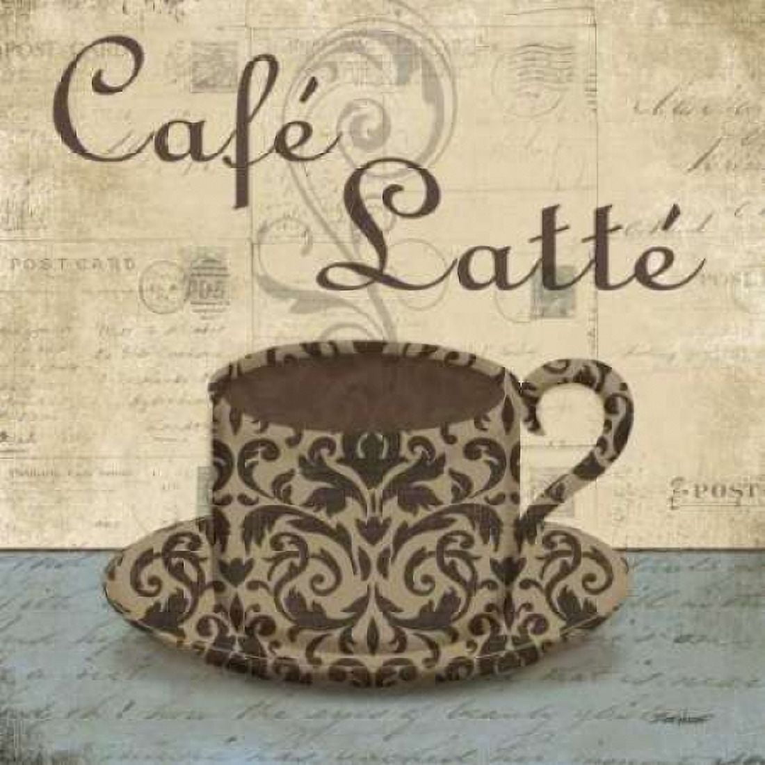 Posterazzi Cafe Latte Canvas Art - Todd Williams (24 x 24)