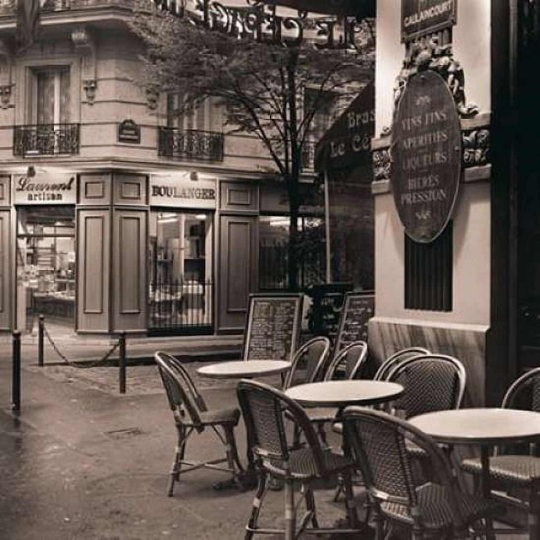 Posterazzi Cafe Montmartre Canvas Art - Alan Blaustein (24 x 24)