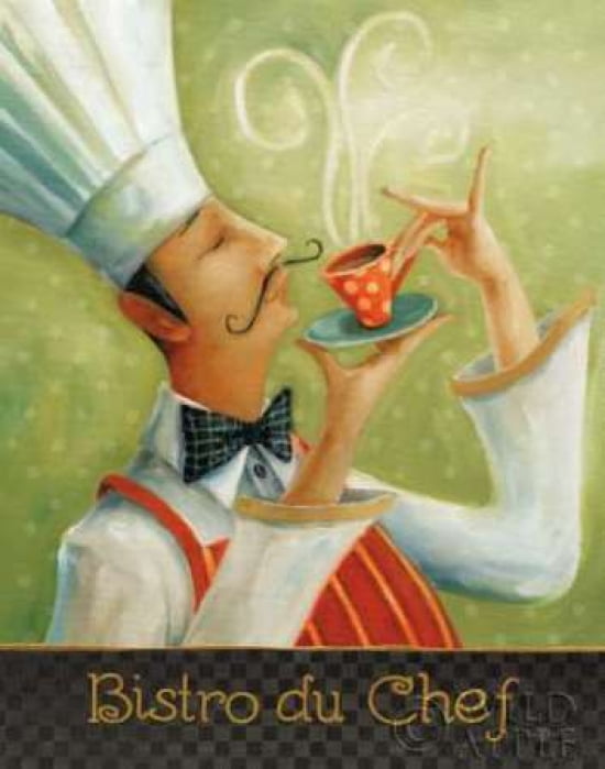 Posterazzi Cafe Moustache I Canvas Art - Lisa Audit (22 x 28)