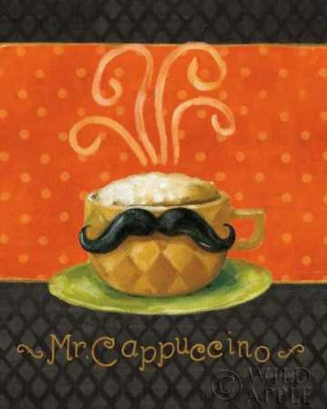 Posterazzi Cafe Moustache IV Canvas Art - Lisa Audit (24 x 30)