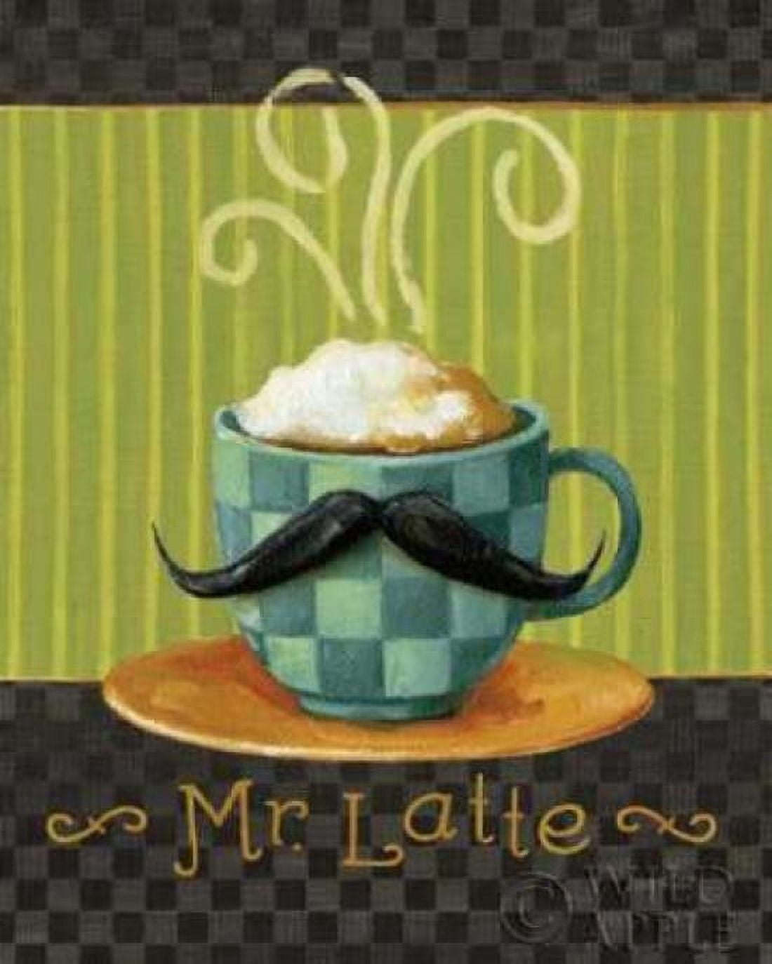 Posterazzi Cafe Moustache VI Canvas Art - Lisa Audit (24 x 30)