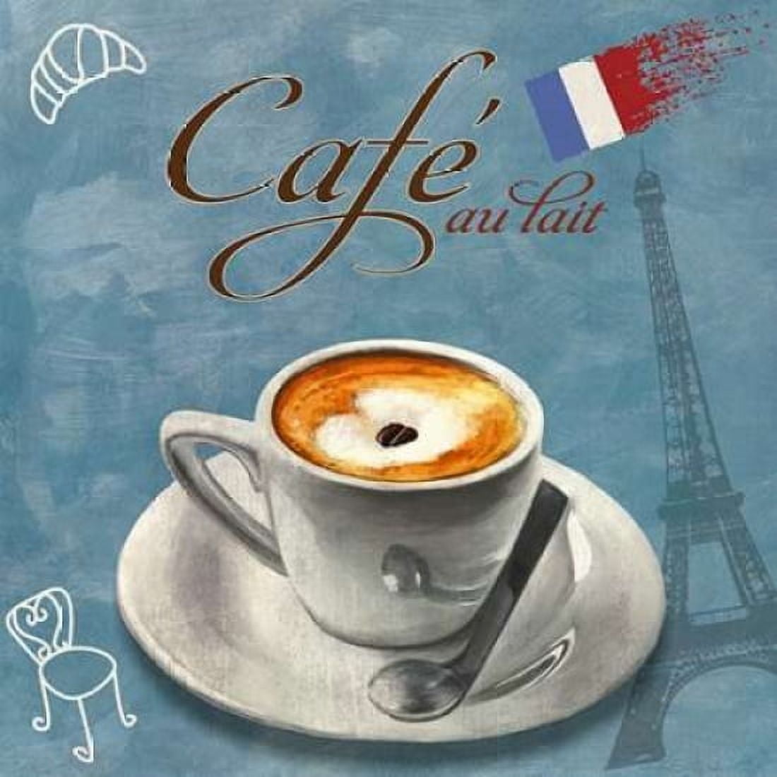 Posterazzi Cafe au lait Canvas Art - Skip Teller (24 x 24)
