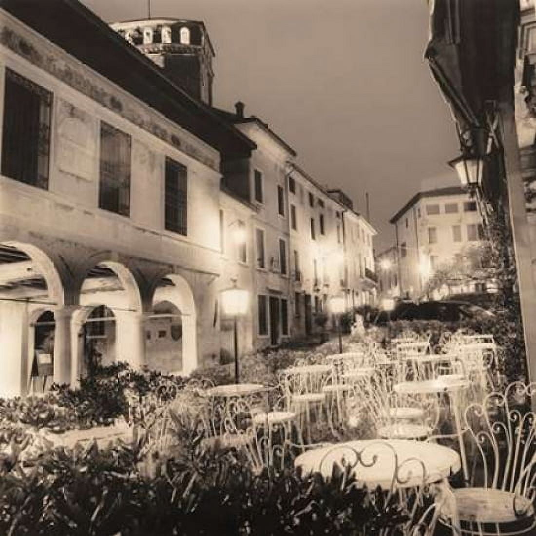 Posterazzi Caffe Asolo Veneto Canvas Art - Alan Blaustein (24 x 24)