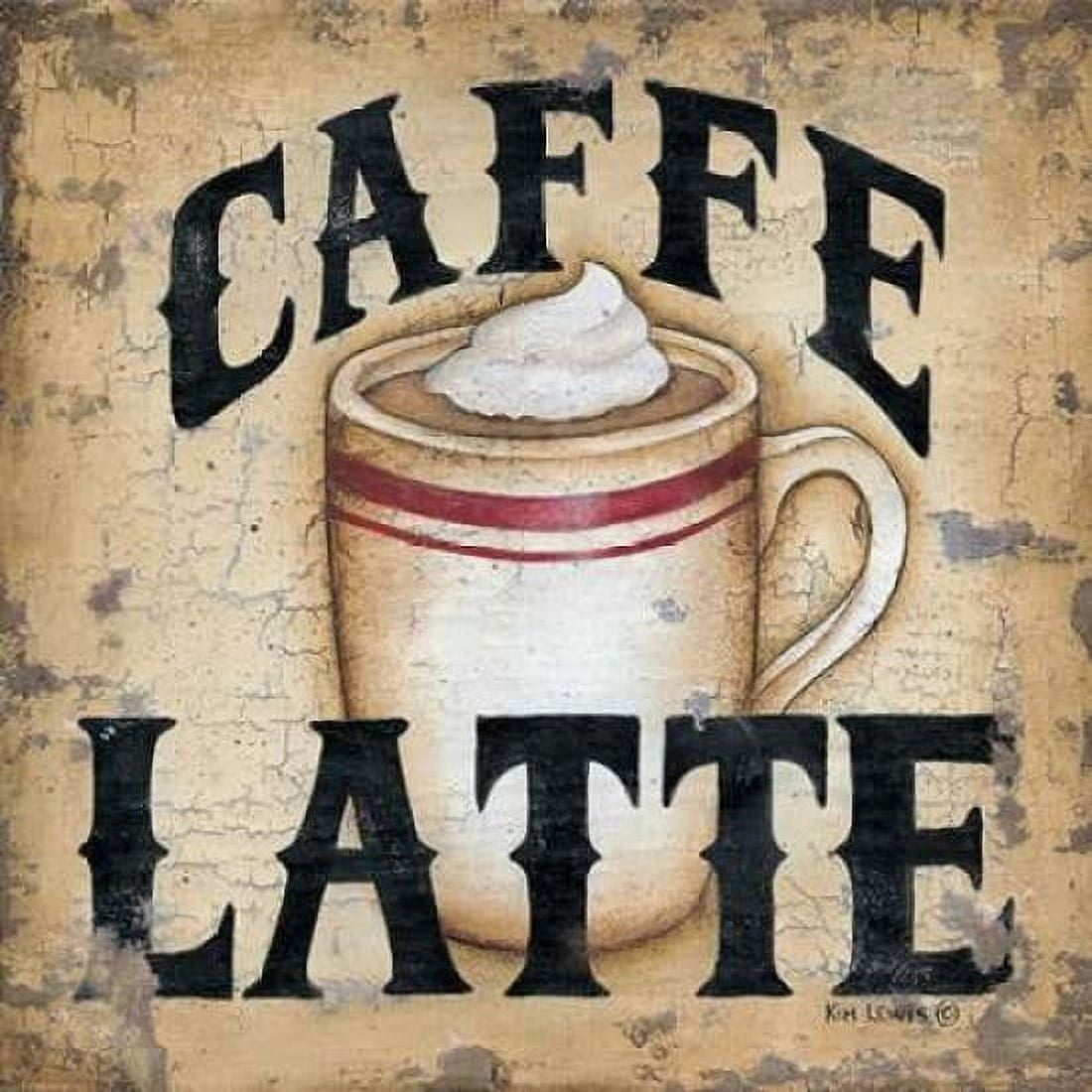 Posterazzi Caffe Latte Canvas Art - Kim Lewis (24 x 24)