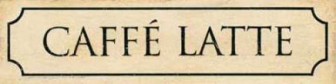 Posterazzi Caffe Latte Canvas Art - Stephanie Marrott (12 x 36)