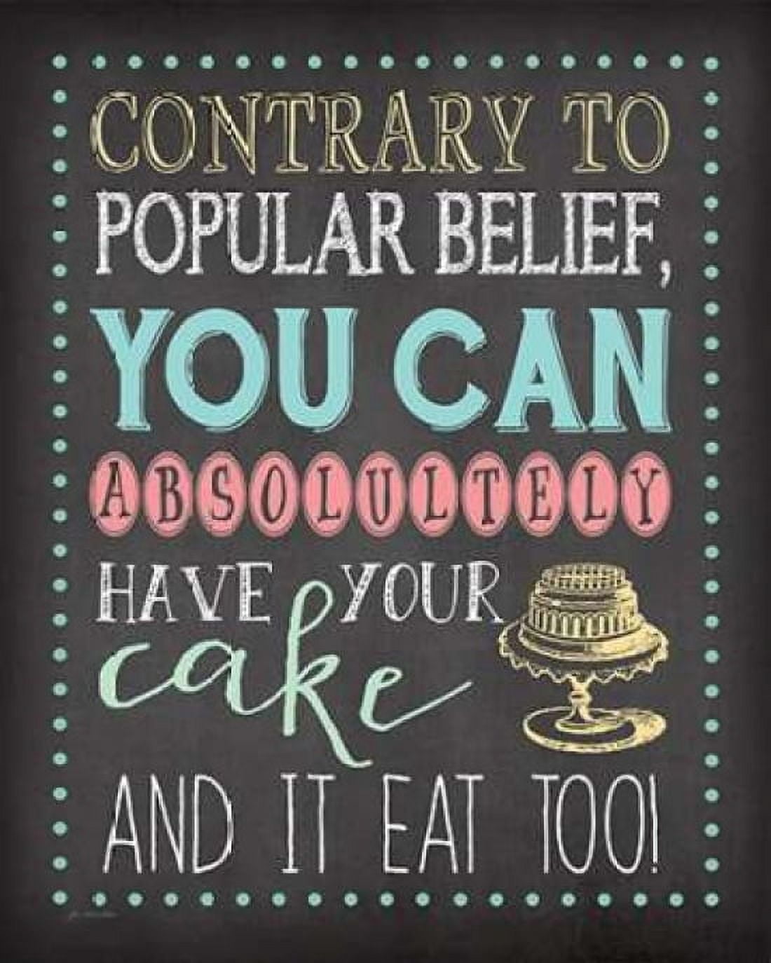 Posterazzi Cake Canvas Art - Jo Moulton (24 x 30)