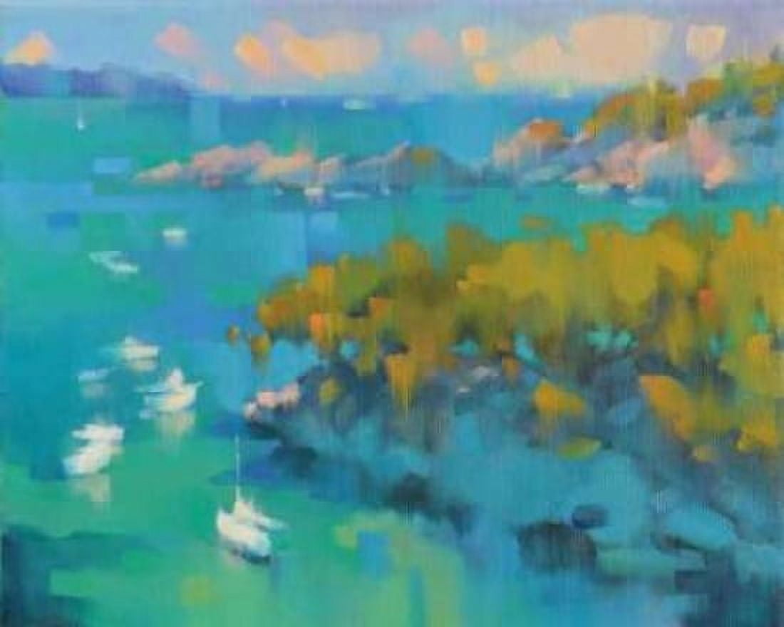 Posterazzi Cala Fornels II Canvas Art - Alex Hook Krioutchkov (20 x 24)