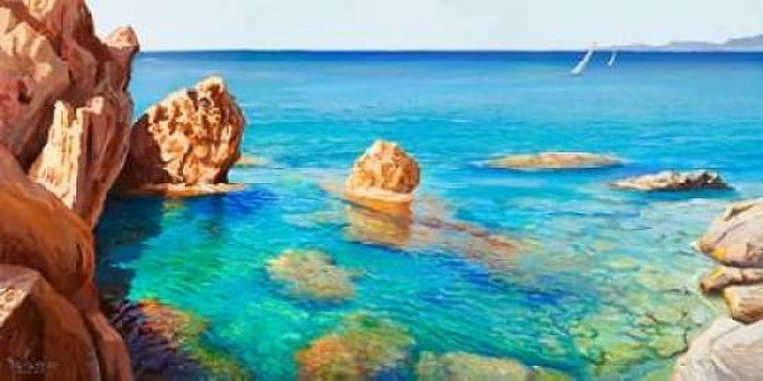 Posterazzi Cala del vento Canvas Art - Adriano Galasso (24 x 48)