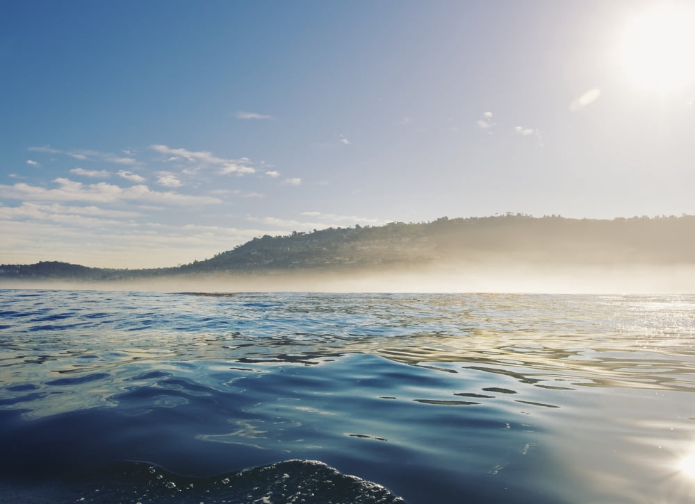 Posterazzi Californai Coast View of Ocean From Boat Canvas Art - Design Pics Vibe  Design Pics (32 x 22)