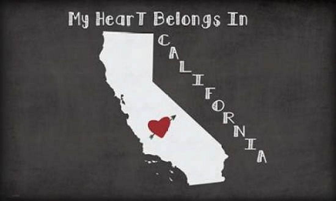 Posterazzi California Chalk Canvas Art - Jo Moulton (12 x 18)