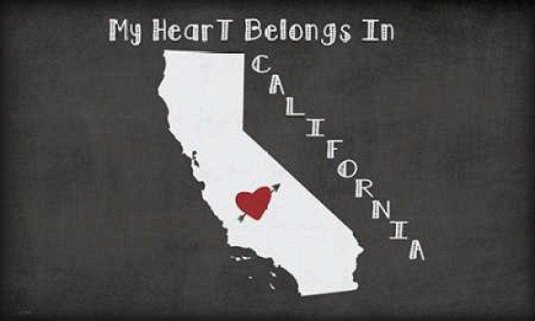 Posterazzi California Chalk Canvas Art - Jo Moulton (24 x 36)