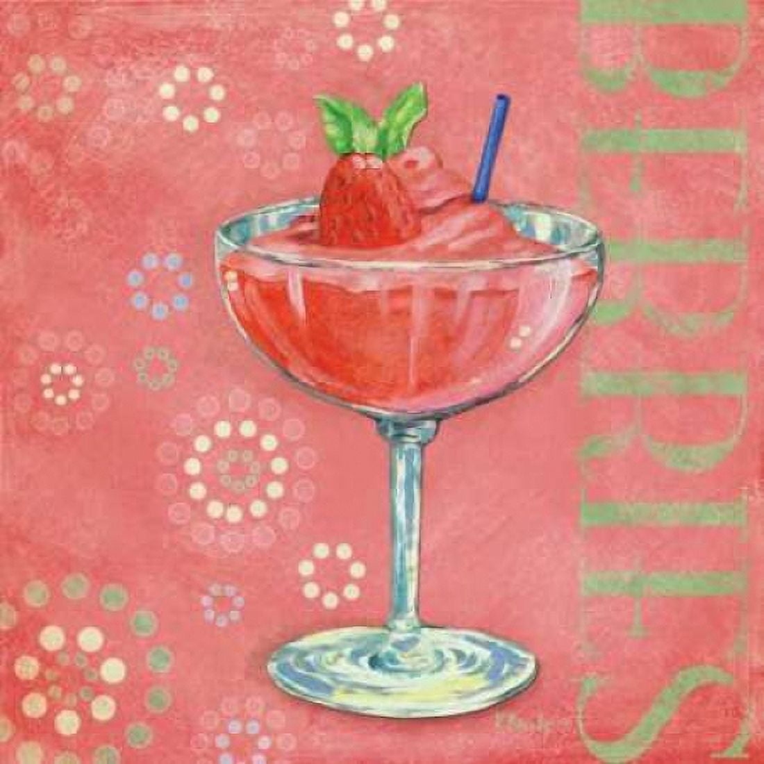 Posterazzi Calypso Cocktails I Canvas Art - Paul Brent (24 x 24)