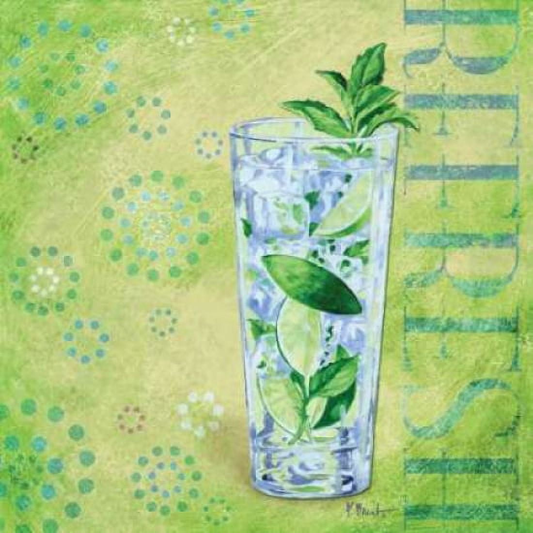 Posterazzi Calypso Cocktails III Canvas Art - Paul Brent (24 x 24)