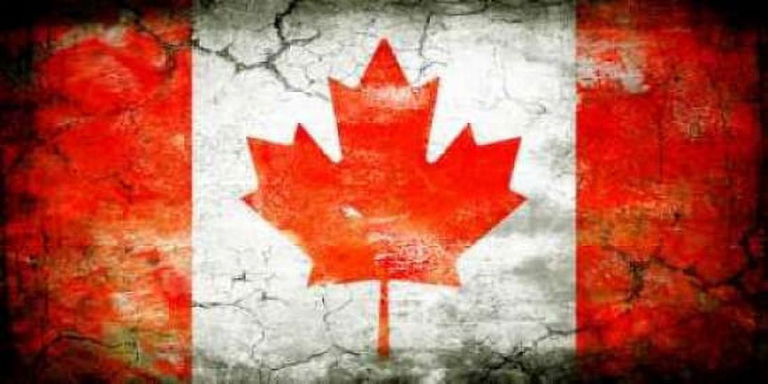 Posterazzi Canada 1 Canvas Art - John H Robins (24 x 48)