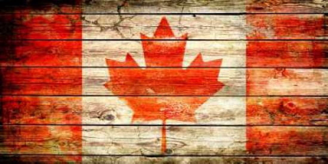 Posterazzi Canada 2 Canvas Art - John H Robins (24 x 48)