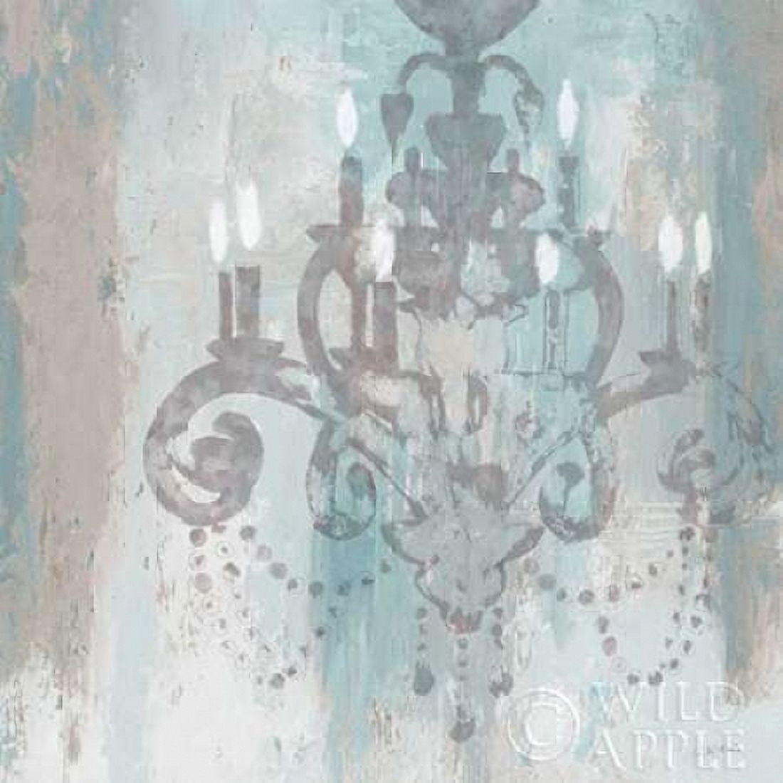 Posterazzi Candelabra Teal II Canvas Art - James Wiens (24 x 24)