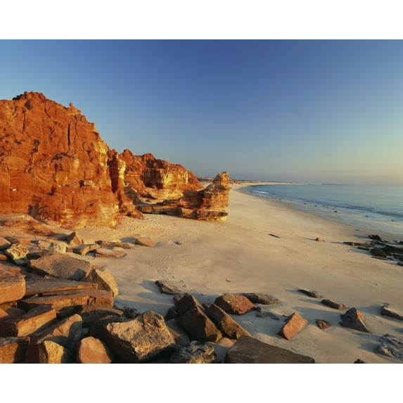 Posterazzi DPI12257618LARGE Cape Leveque Glowing Red at Sunset - Kimberley Region Australia Poster Print - 34 x 26 in. - Large