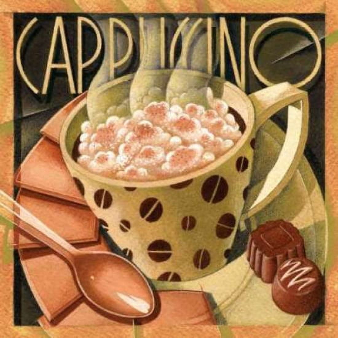 Posterazzi Cappuccino and Cafe B Canvas Art - Teddy Edinjiklian (24 x 24)